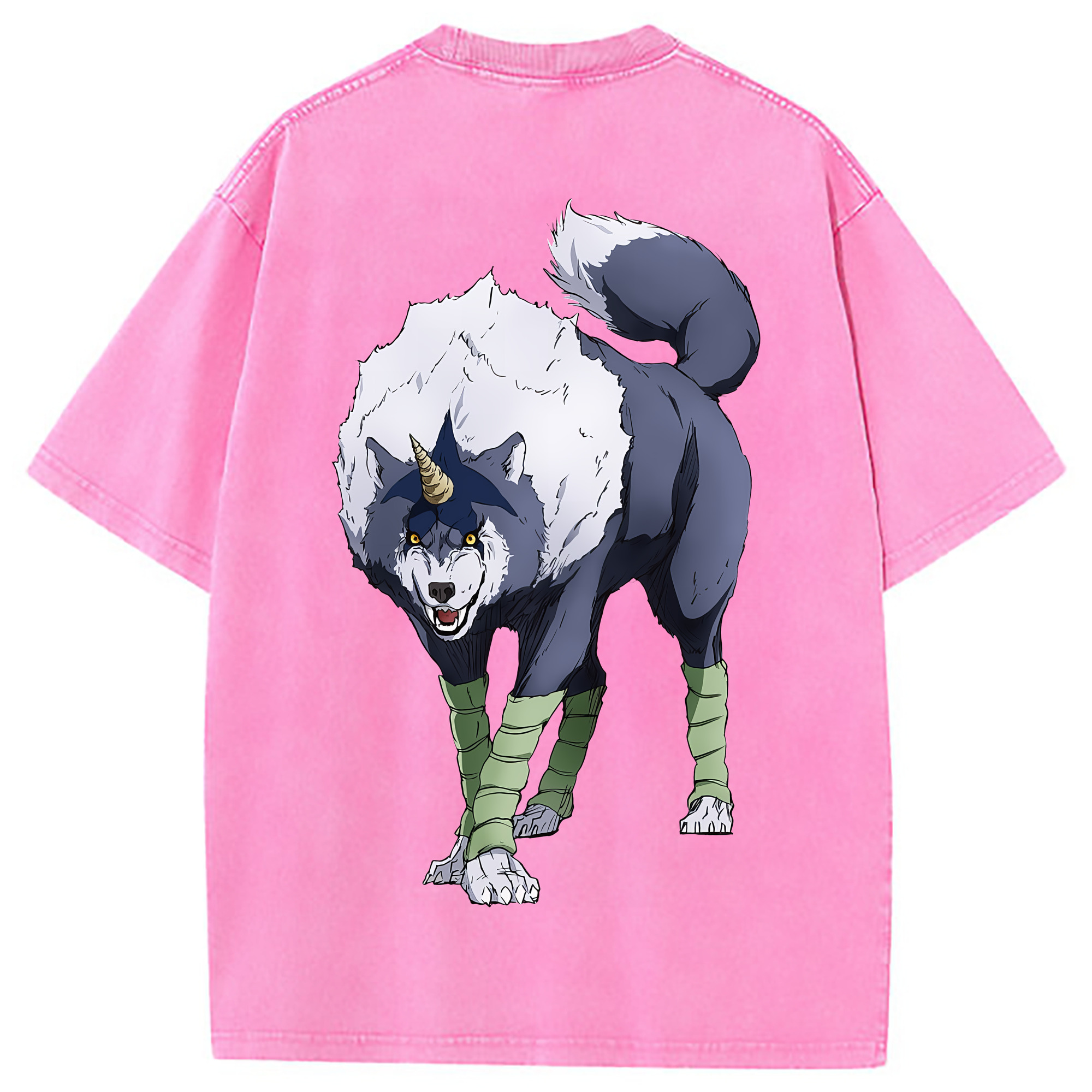 （画像用） 転スラ Regarding Reincarnated to Slime 綿100% ヴィンテージ風 半袖Tシャツ（背面プリント）